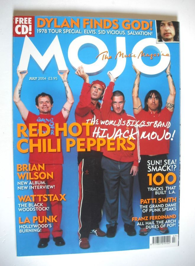 MOJO magazine - Red Hot Chili Peppers cover (July 2004 - Issue 128)
