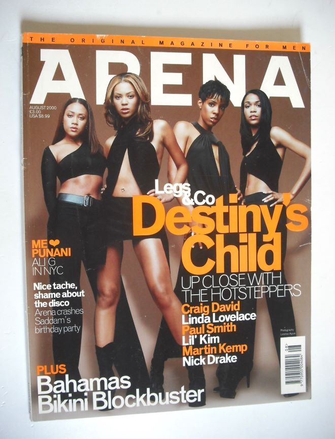 Arena magazine - August 2000 - Destiny's Child cover