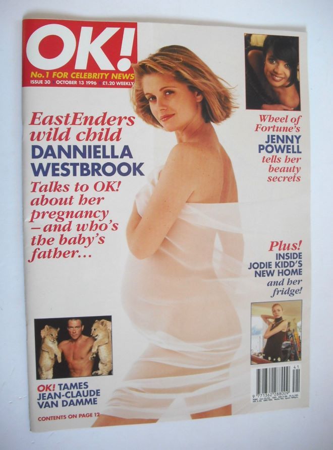 OK! magazine - Danniella Westbrook cover (13 October 1996 - Issue 30)