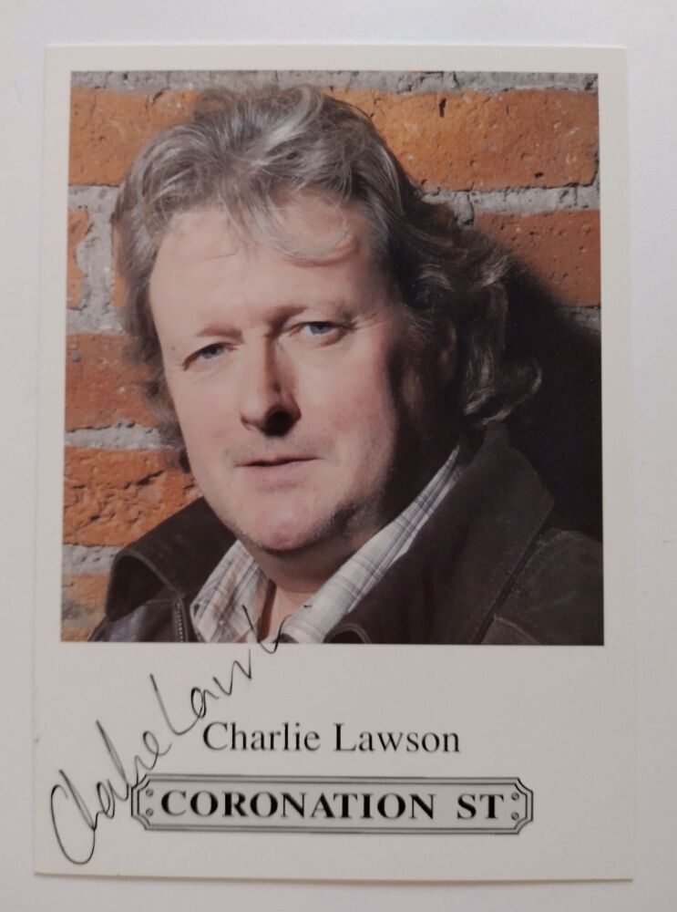 Charlie Lawson autograph (hand-signed photograph)