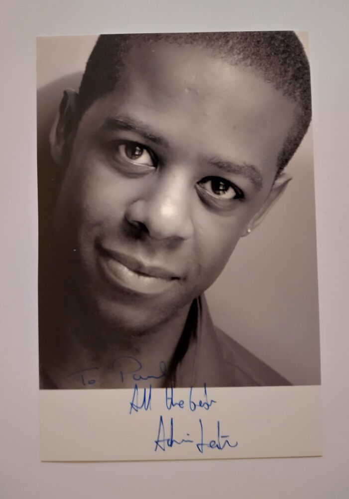 Adrian Lester autograph (hand-signed photograph)