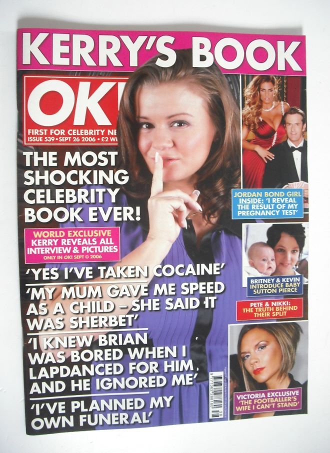 OK! magazine - Kerry Katona cover (26 September 2006 - Issue 539)