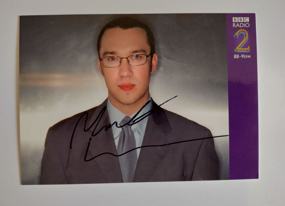 Mark Lamarr autograph (hand-signed photograph)