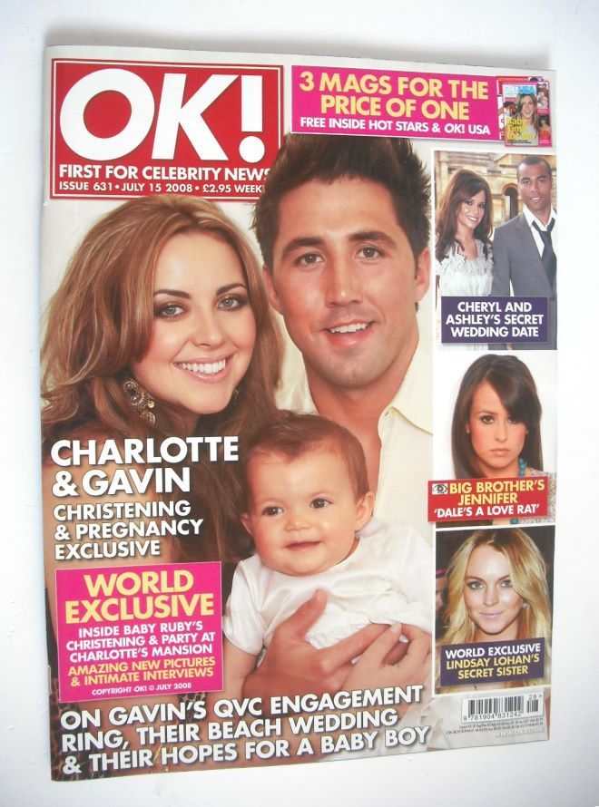 OK! magazine - Charlotte Church and Gavin Henson cover (15 July 2008 - Issue 631)