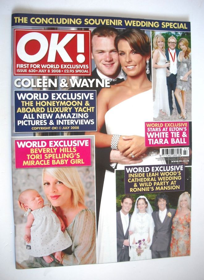 OK! magazine - Wayne and Coleen Rooney cover (8 July 2008 - Issue 630)