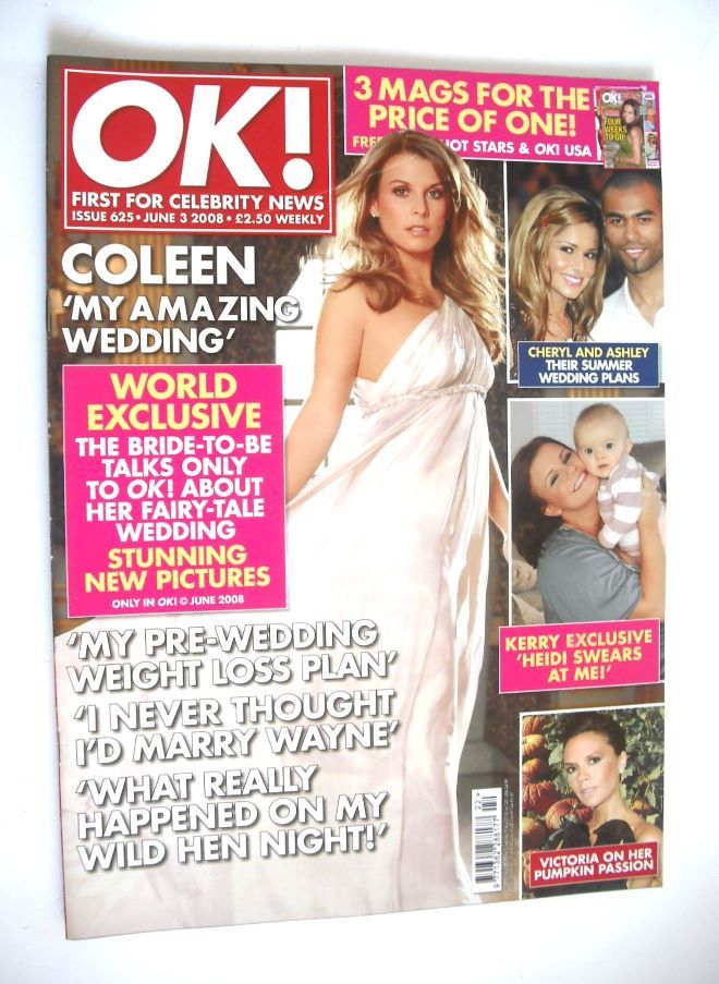 OK! magazine - Coleen McLoughlin cover (3 June 2008 - Issue 625)