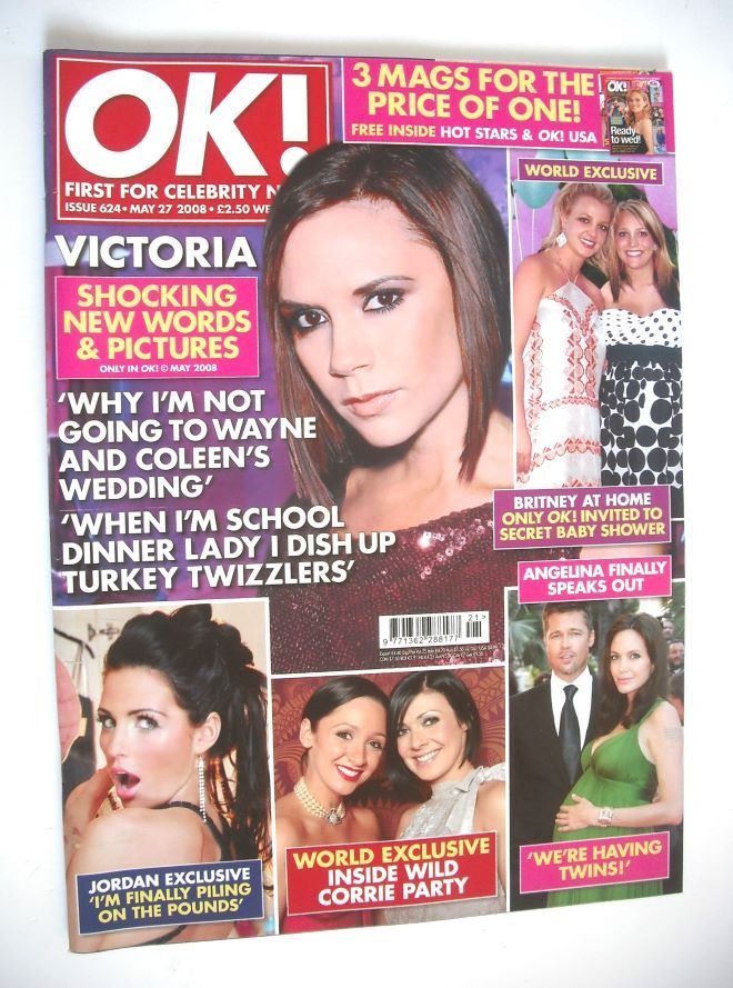 OK! magazine - Victoria Beckham cover (27 May 2008 - Issue 624)
