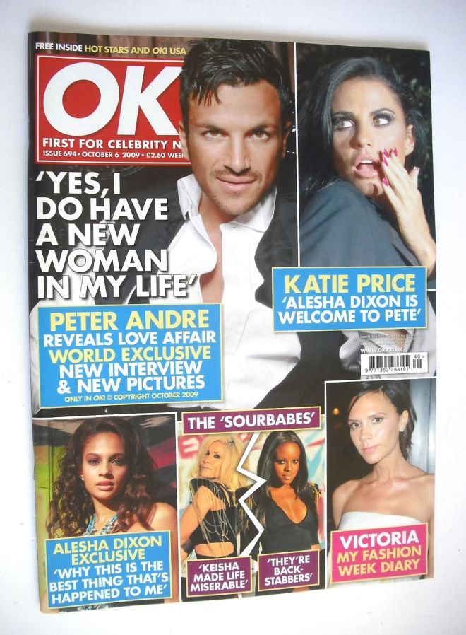 OK! magazine - Peter Andre cover (6 October 2009 - Issue 694)