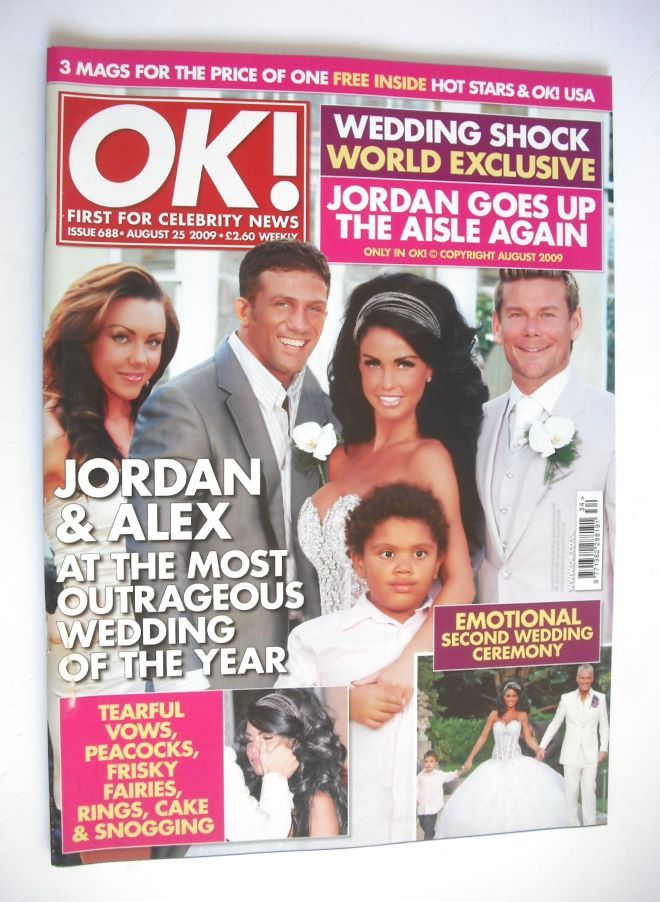 OK! magazine - Katie Price, Alex Reid, Phill Turner and Michelle Heaton cover (25 August 2009 - Issue 688)