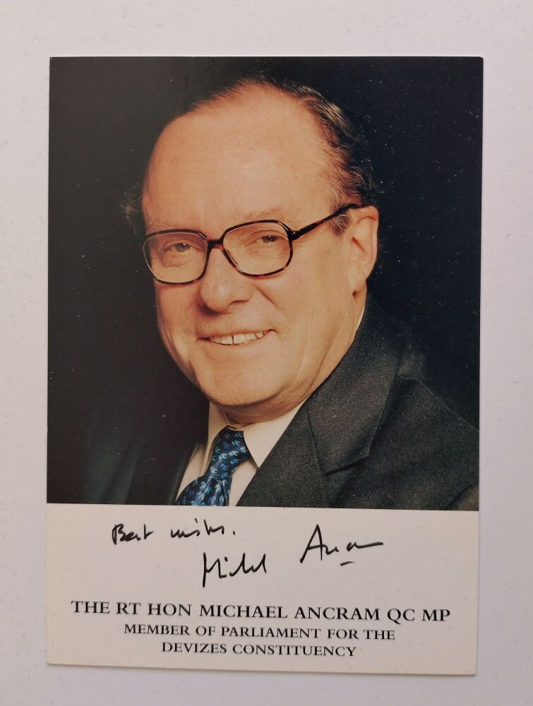Michael Ancram autograph (hand-signed photograph)