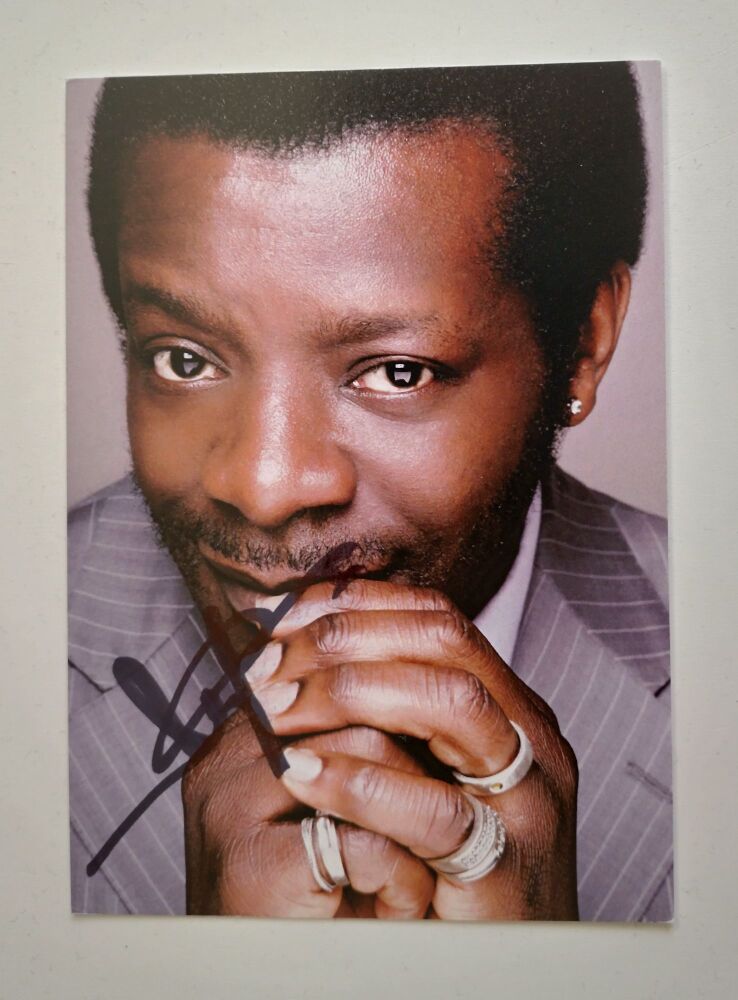 Stephen K. Amos autograph (hand-signed photograph)