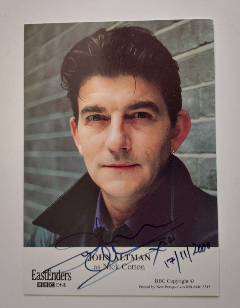 John Altman autograph (hand-signed photograph)