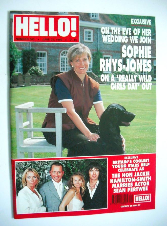 Hello! magazine - Sophie Rhys-Jones cover (22 June 1999 - Issue 565)