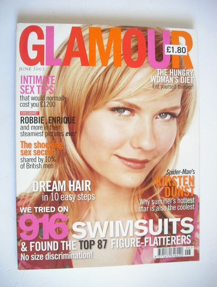 <!--2002-06-->Glamour magazine - Kirsten Dunst cover (June 2002)