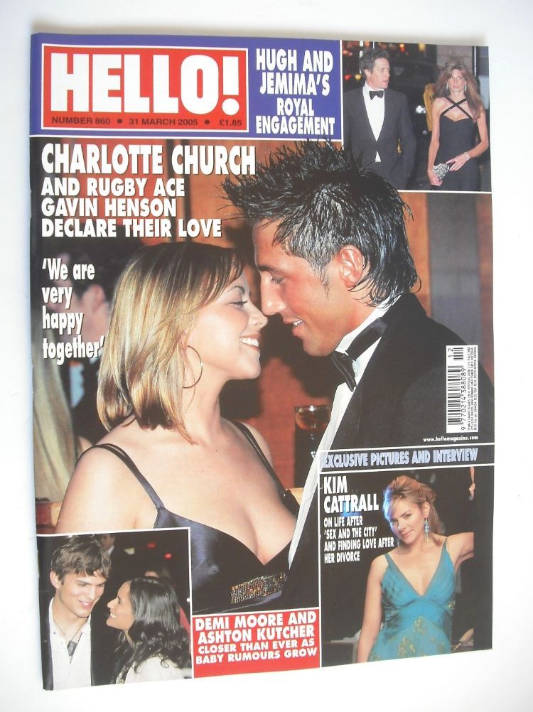 Hello! magazine - Charlotte Church and Gavin Henson cover (31 March 2005 - Issue 860)
