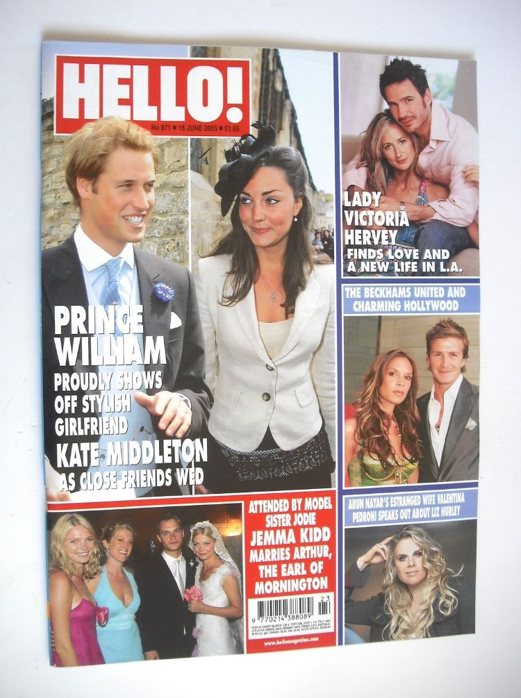 <!--2005-06-16-->Hello! magazine - Prince William and Kate Middleton cover 