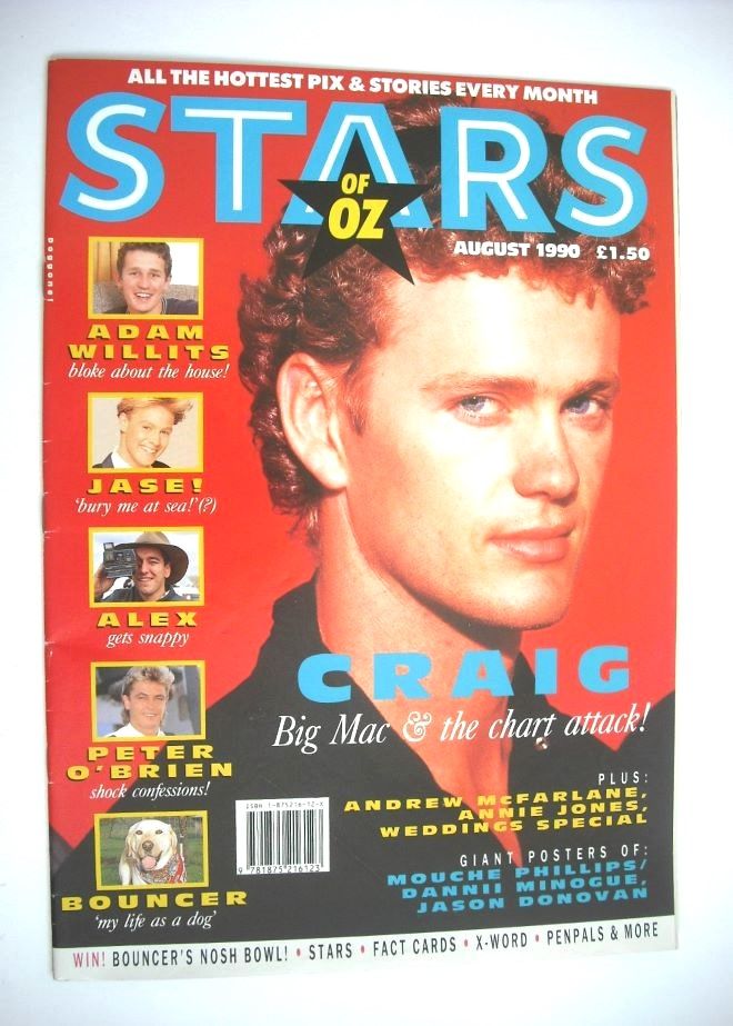 Stars Of Oz magazine - Craig McLachlan cover (August 1990)