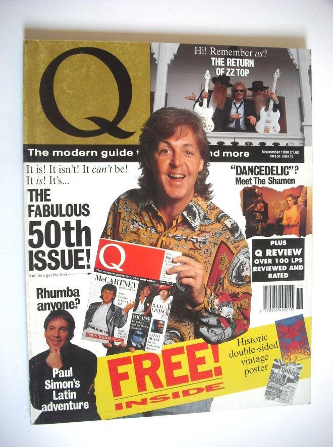 Q magazine - Paul McCartney cover (November 1990)