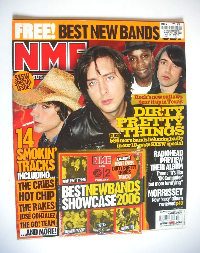 NME magazine - Dirty Pretty Things cover (1 April 2006)
