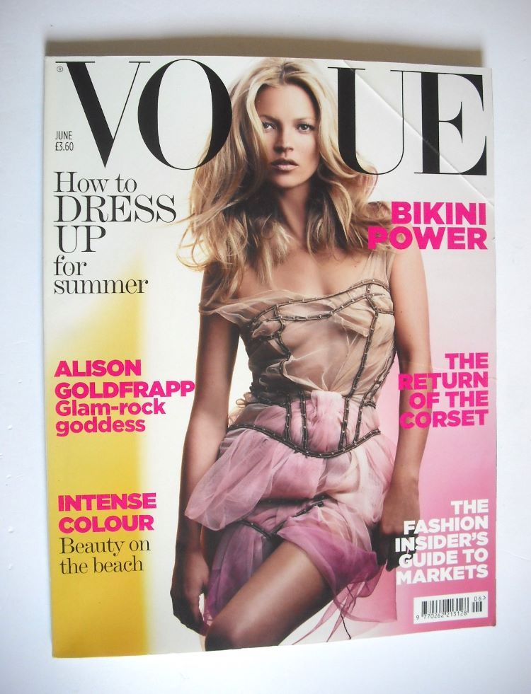<!--2006-06-->British Vogue magazine - June 2006 - Kate Moss cover