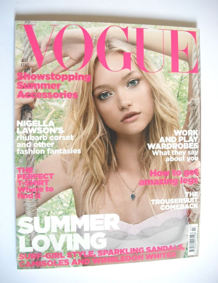 British Vogue magazine - July 2006 - Gemma Ward cover