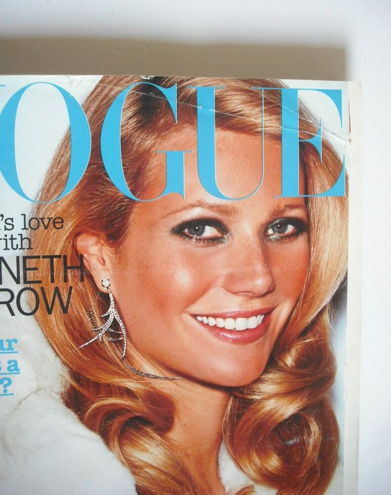 British Vogue magazine - October 2002 - Gwyneth Paltrow cover