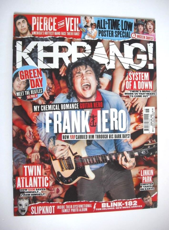Kerrang magazine - Frank Iero cover (2 May 2015 - Issue 1566)