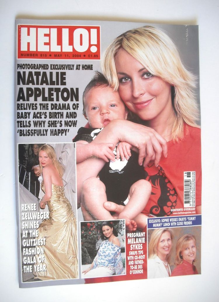 Hello! magazine - Natalie Appleton cover (11 May 2004 - Issue 815)