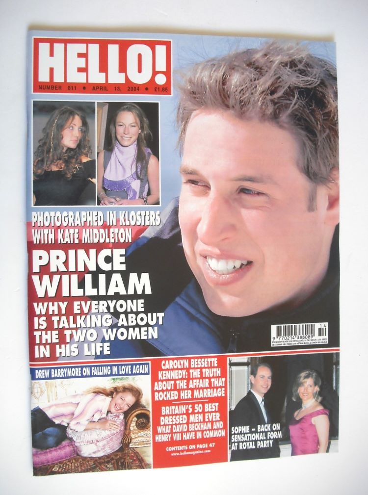 Hello! magazine - Prince William cover (13 April 2004 - Issue 811)