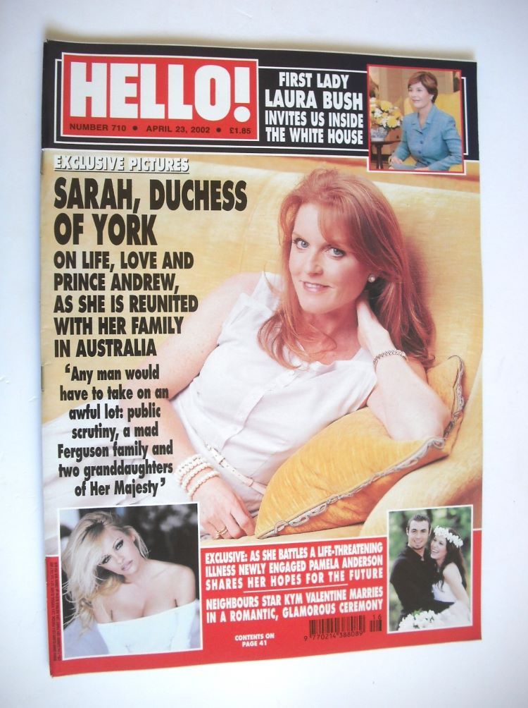 Hello! magazine - The Duchess of York cover (23 April 2002 - Issue 710)