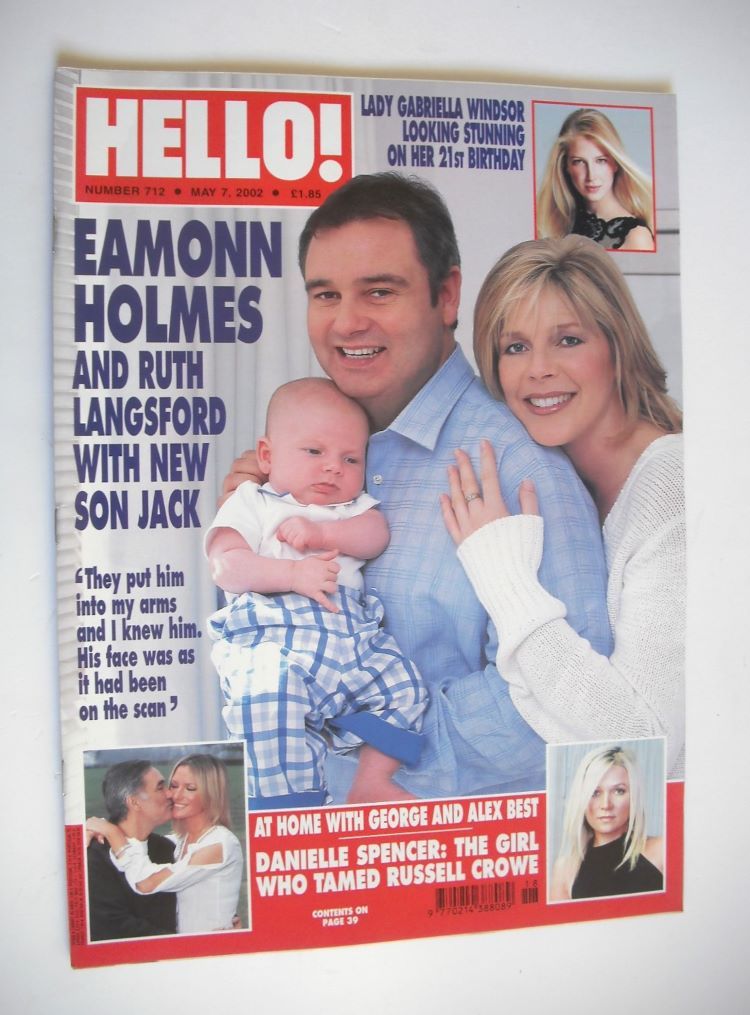 <!--2002-05-07-->Hello! magazine - Eamonn Holmes, Ruth Langsford and son Ja