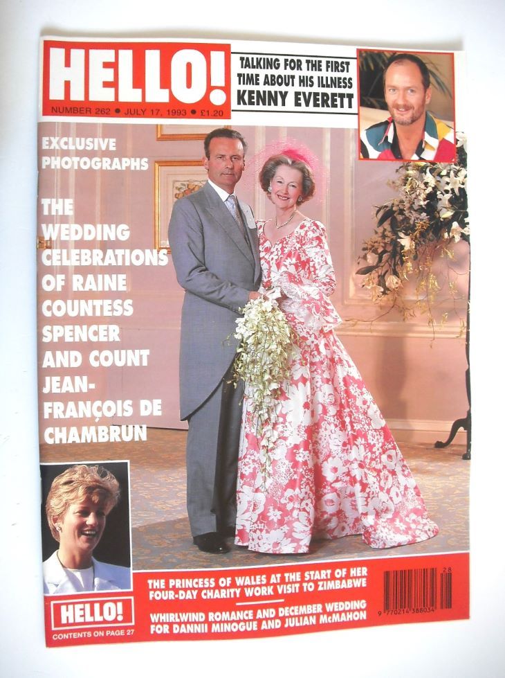 <!--1993-07-17-->Hello! magazine - Raine Countess Spencer and Count Jean-Fr