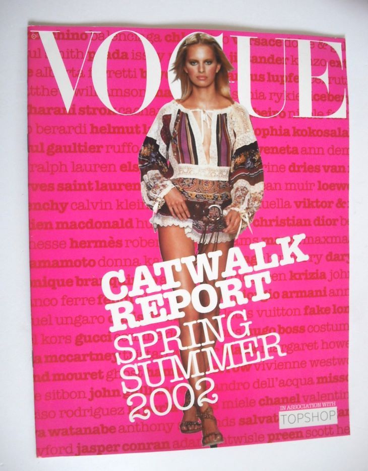 British Vogue supplement - Catwalk Report (Spring/Summer 2002)