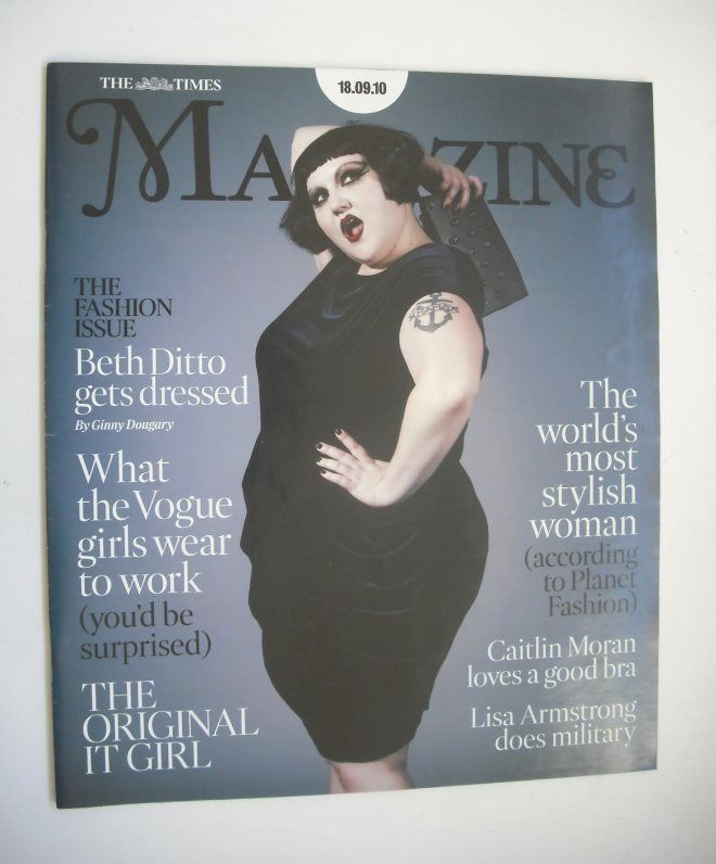 The Times magazine - Beth Ditto cover (18 September 2010)