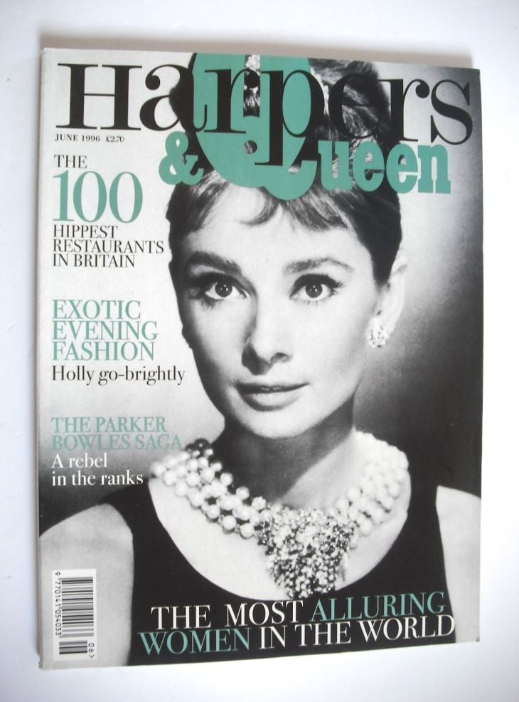 <!--1996-06-->British Harpers & Queen magazine - June 1996 - Audrey Hepburn