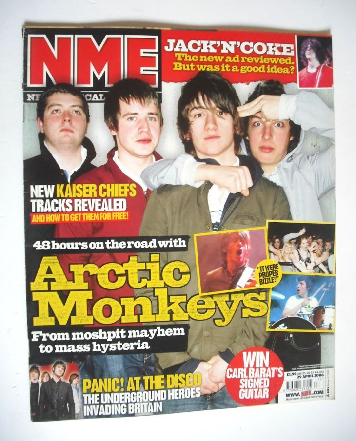 <!--2006-04-29-->NME magazine - Arctic Monkeys cover (29 April 2006)