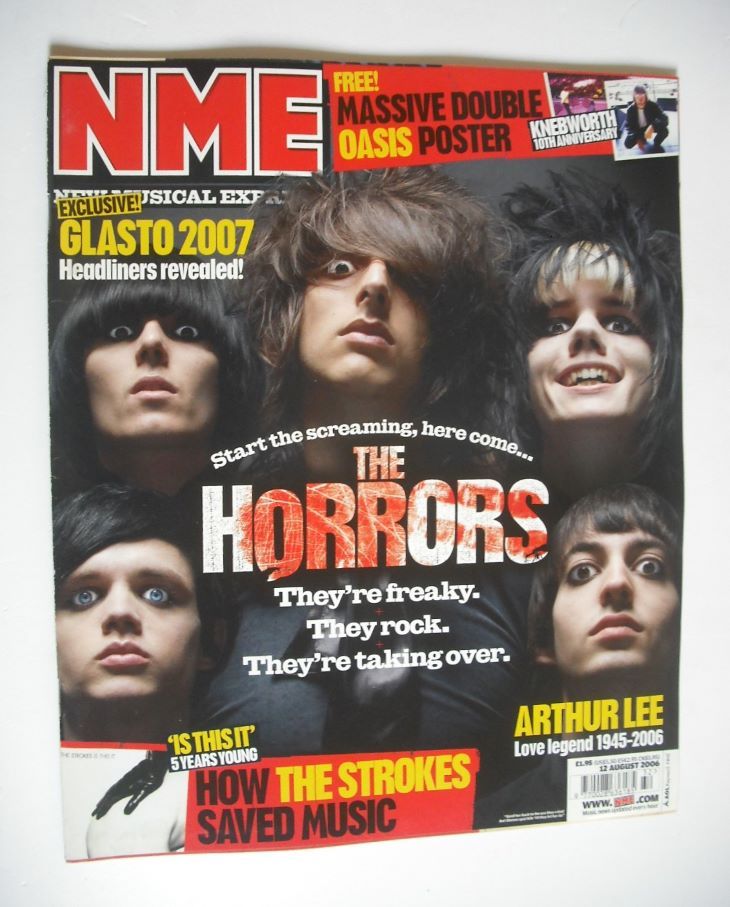 <!--2006-08-12-->NME magazine - The Horrors cover (12 August 2006)