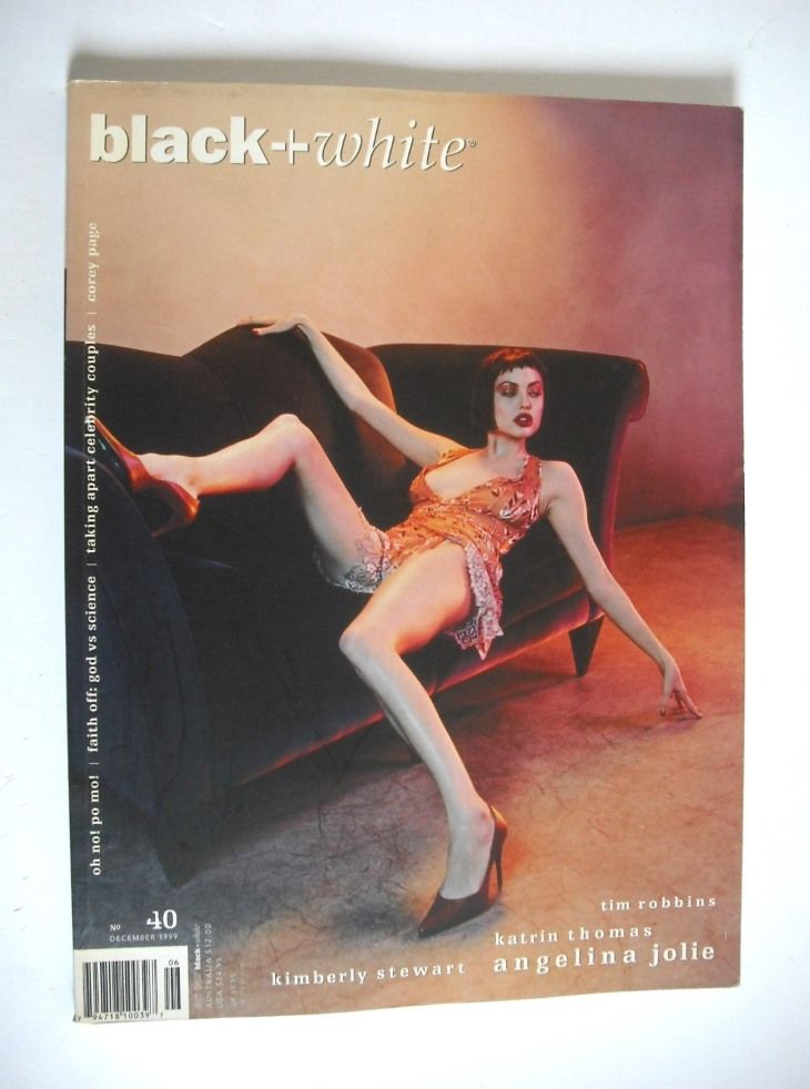 Not Only Black+White magazine - December 1999 - No 40 - Angelina Jolie cover