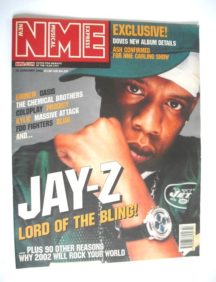 <!--2002-01-12-->NME magazine - Jay-Z cover (12 January 2002)