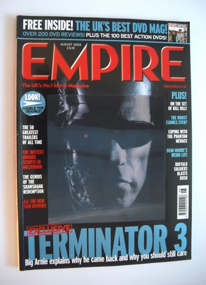 Empire magazine - Terminator 3 cover (August 2003 - Issue 170)