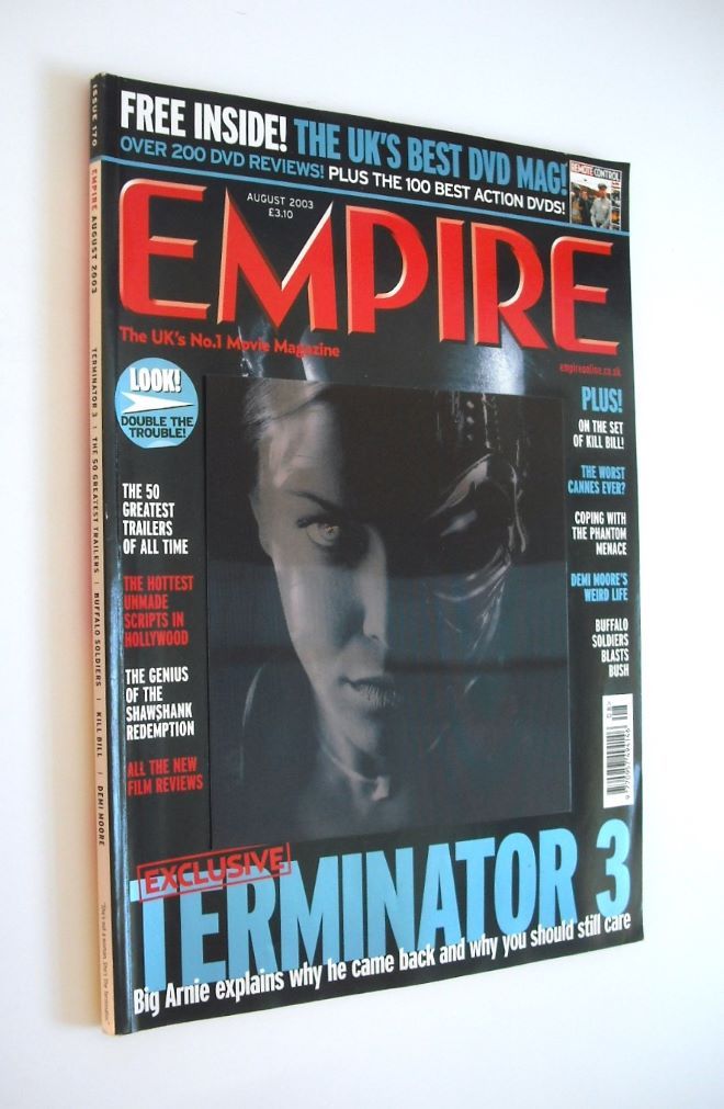 Empire magazine - Terminator 3 cover (August 2003 - Issue 170)