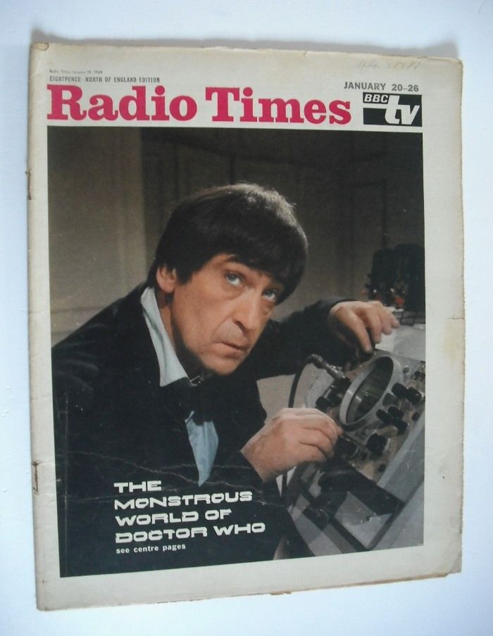 Radio Times magazine - Patrick Troughton cover (20-26 January 1968)
