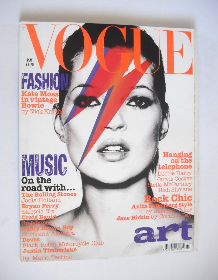 British Vogue magazine - May 2003 - Kate Moss cover