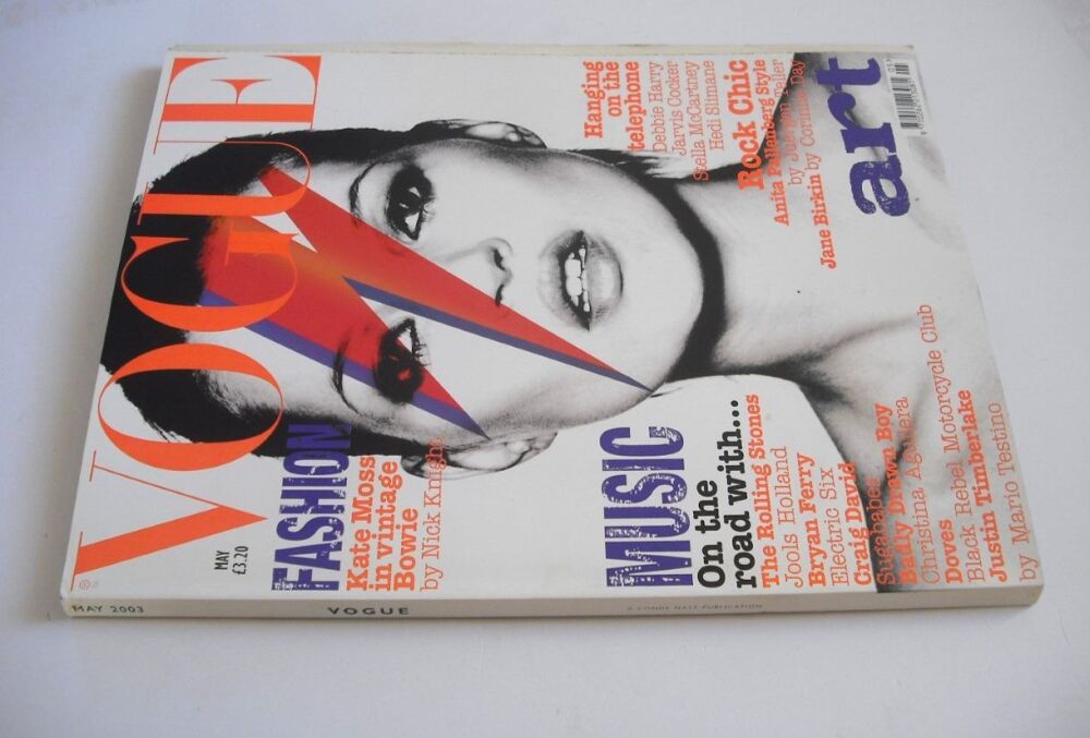 British Vogue magazine - May 2003 - Kate Moss cover