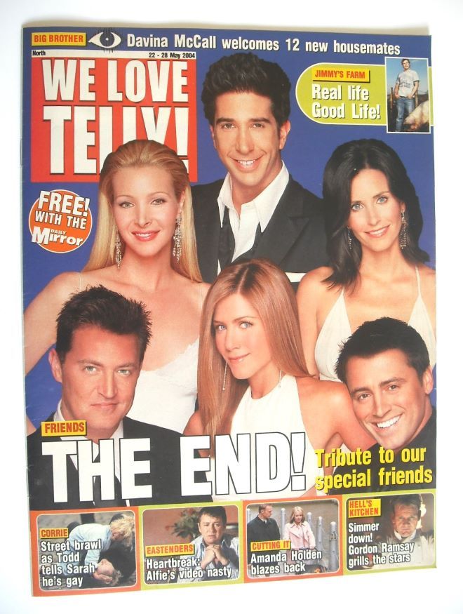 We Love Telly magazine - Friends cover (22-28 May 2004)