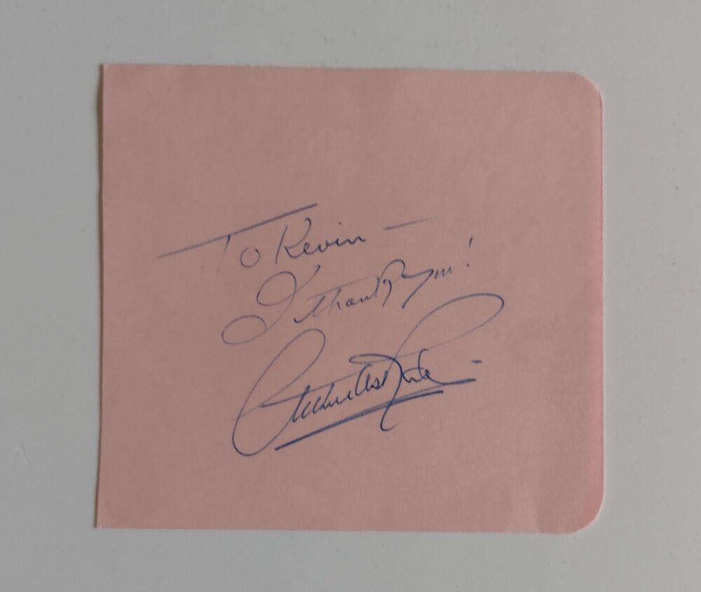 Arthur Askey autograph (hand-signed album page)