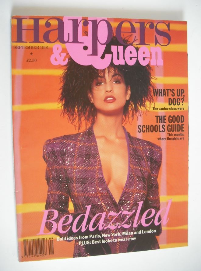 British Harpers & Queen magazine - September 1991