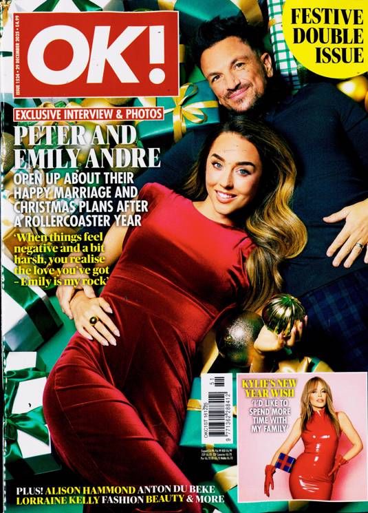 OK! magazine - Peter Andre and Emily Andre cover (29 December 2025 - Issue 1524)