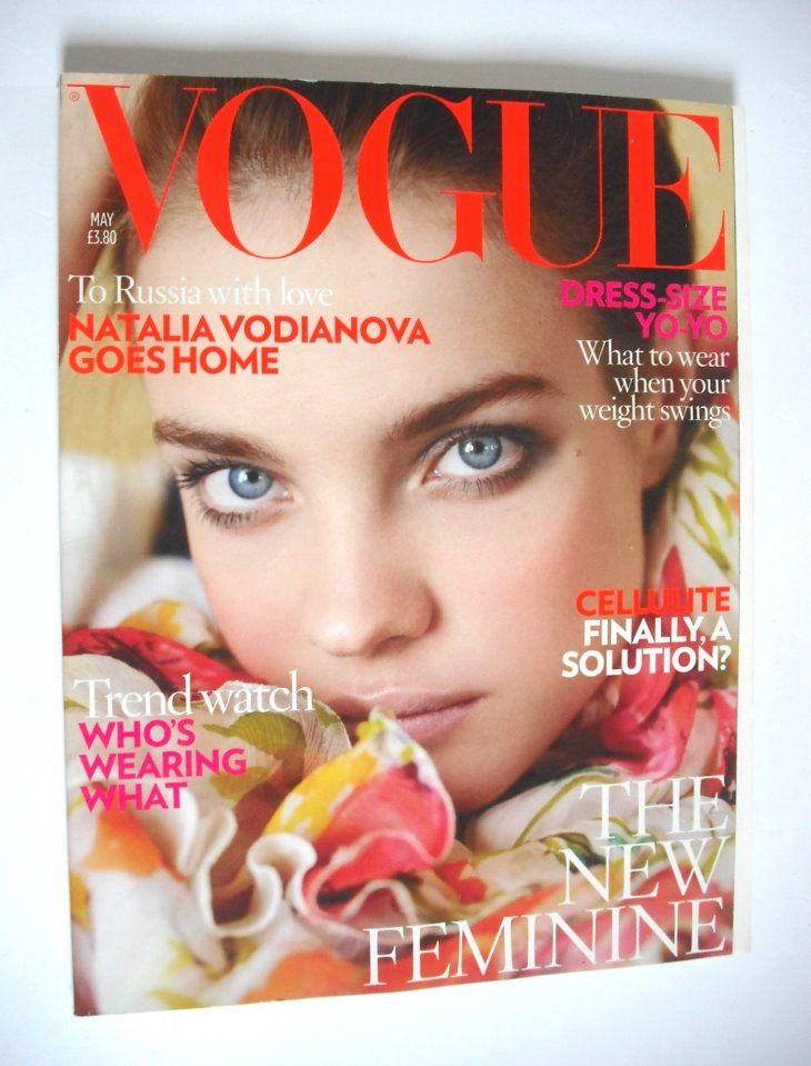 British Vogue magazine - May 2008 - Natalia Vodianova cover