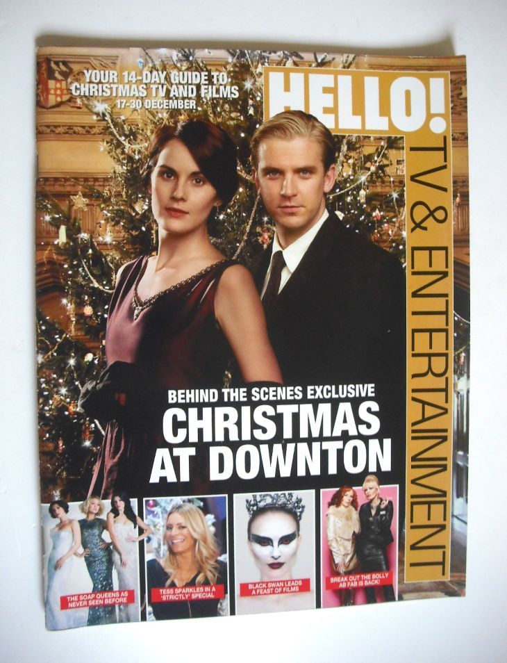 Hello! magazine TV & Entertainment - Downton cover (Christmas 2011/New Year 2012)